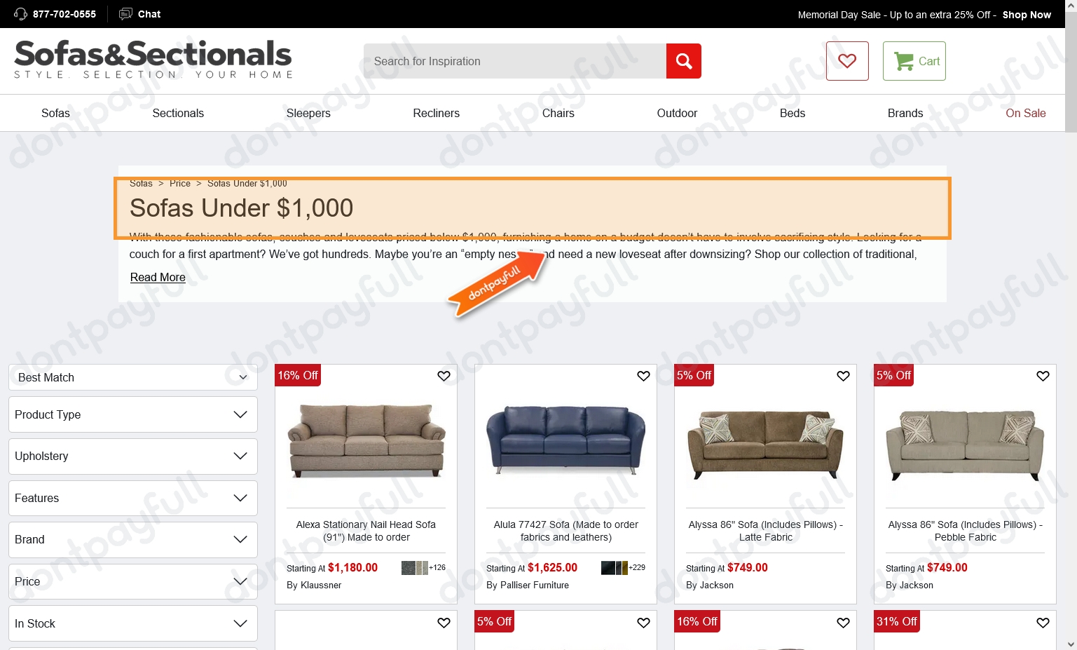 31 Off Sofas and Sectionals COUPON CODE ⇨ May 2024