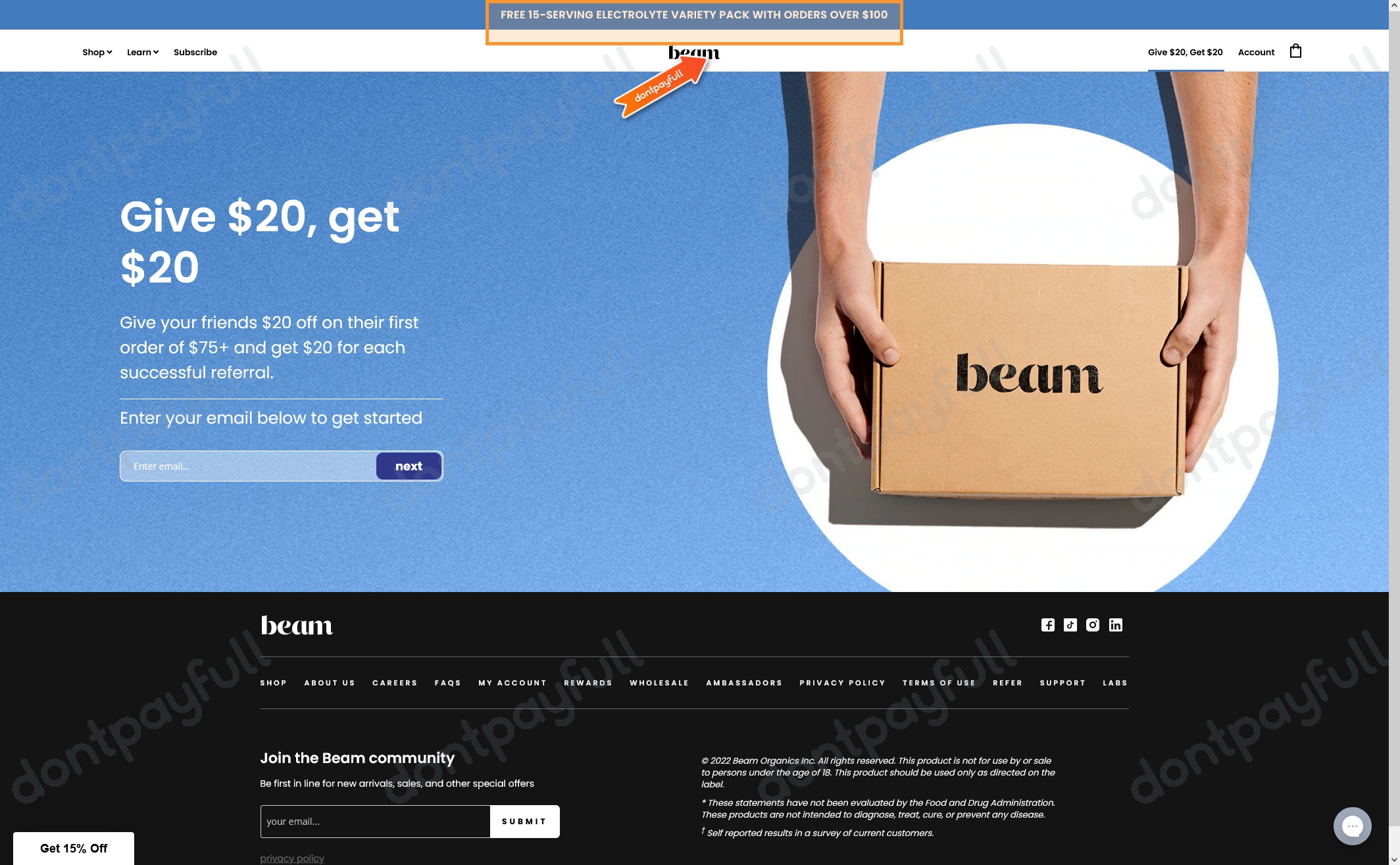 40 Off beam COUPON ⇨ (28 ACTIVE) May 2024