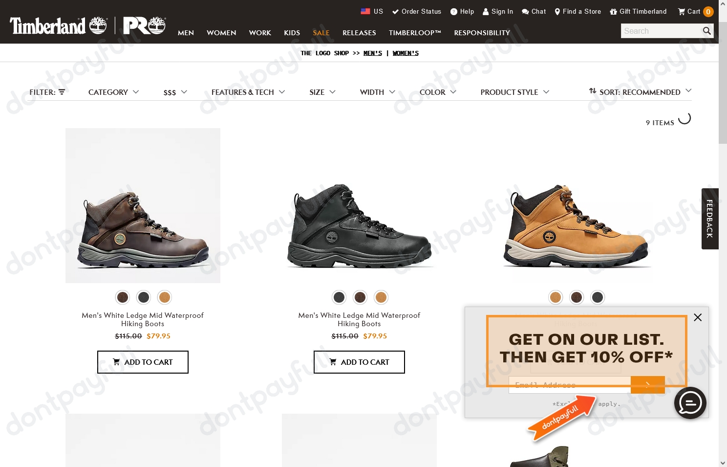 55% Off Timberland Promo Code, Coupons - March 2024