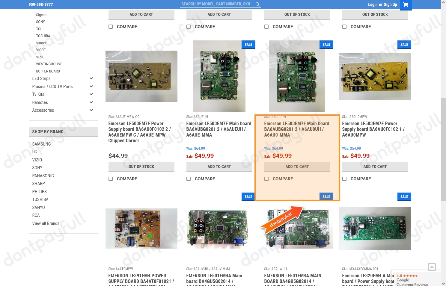 50 Off TV Parts Guy Coupon Promo Code Nov 2022
