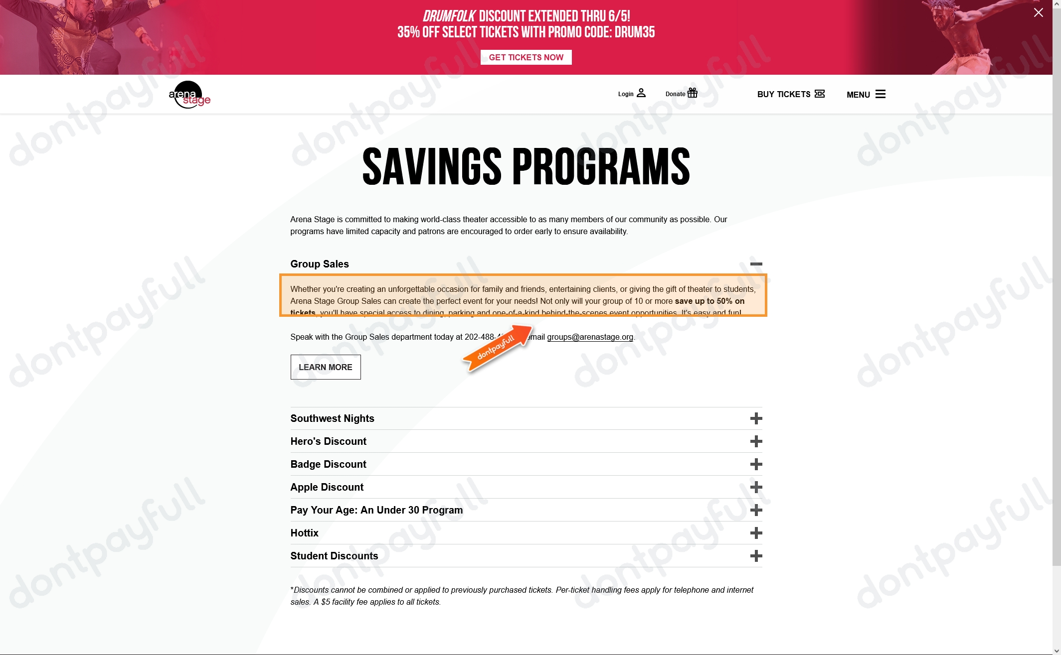 50 Off Arena Stage PROMO CODES ⇨ September 2024