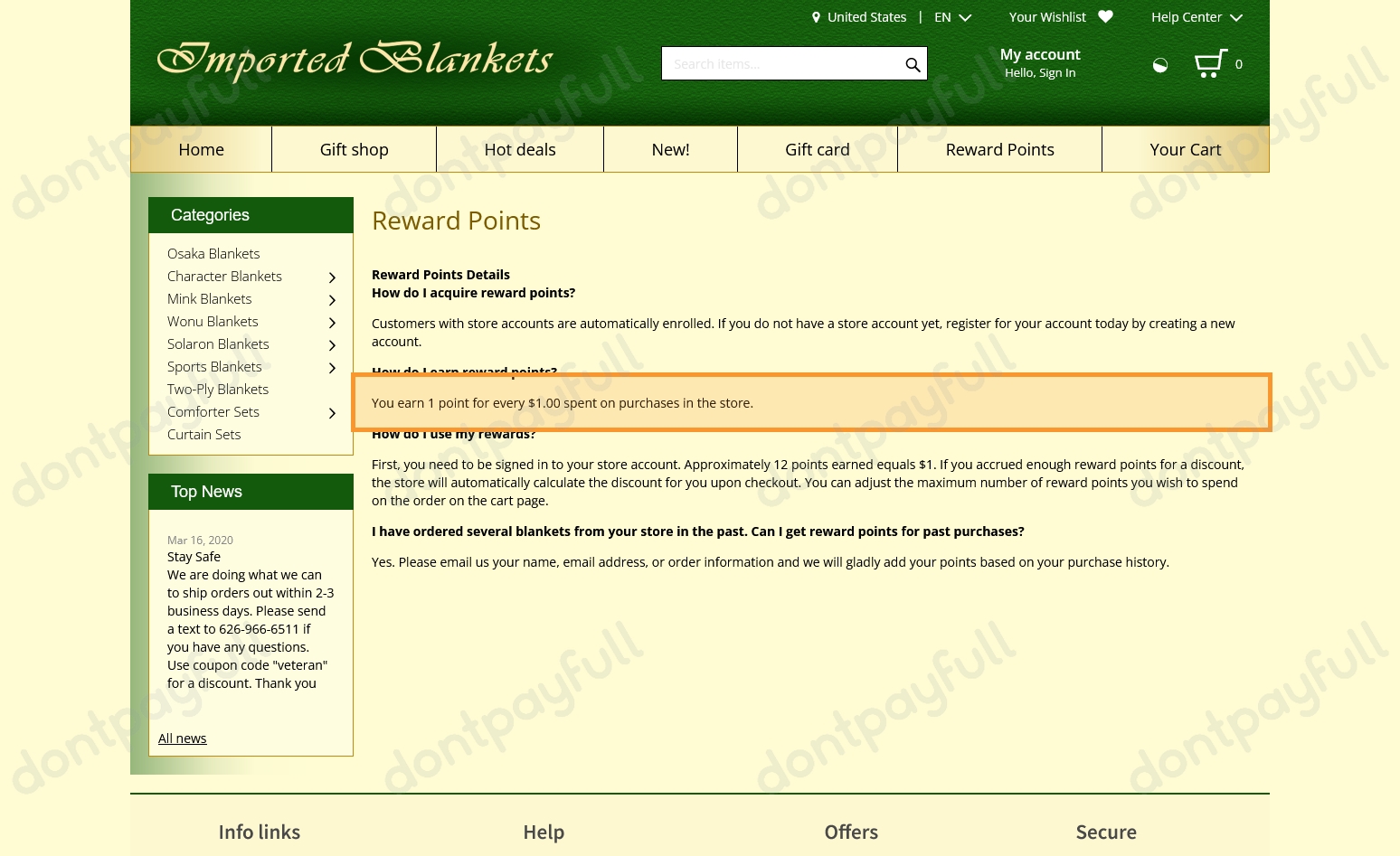 50 Off Imported Blankets COUPON CODES ⇨ August 2024