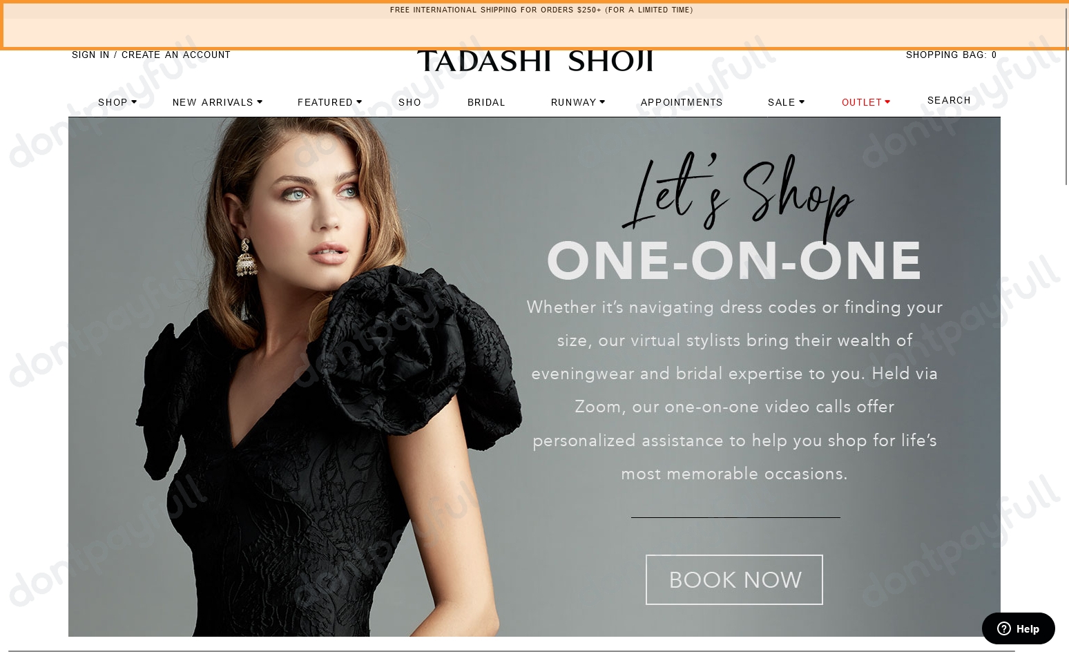 Tadashi Shoji Discount Code