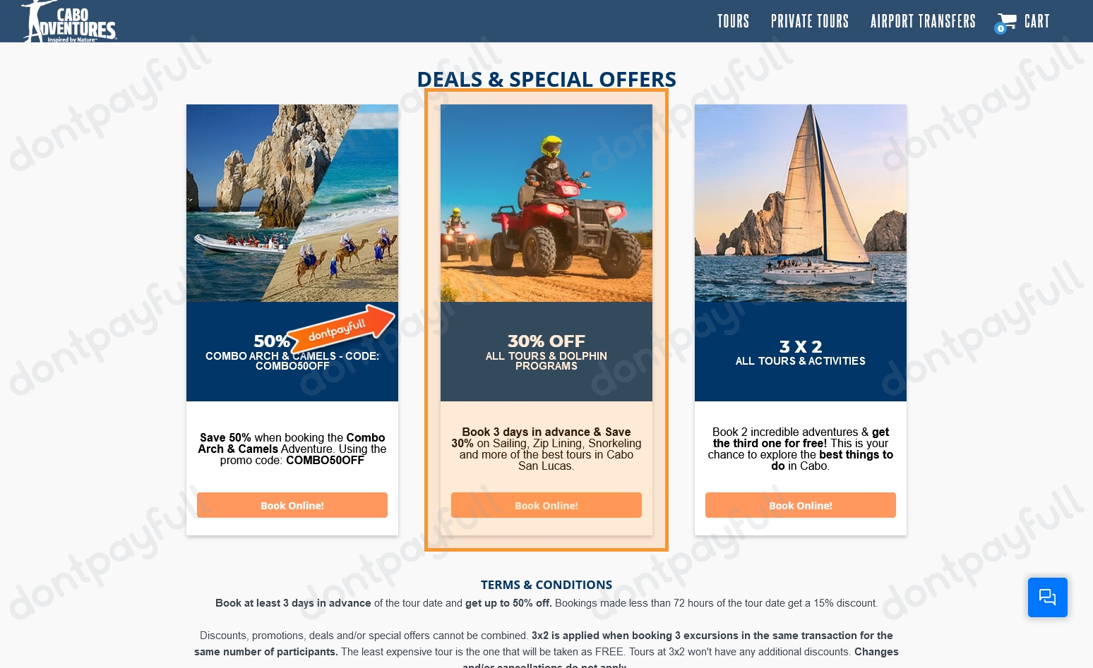 CABO ADVENTURES Discount Codes (44 Discount)