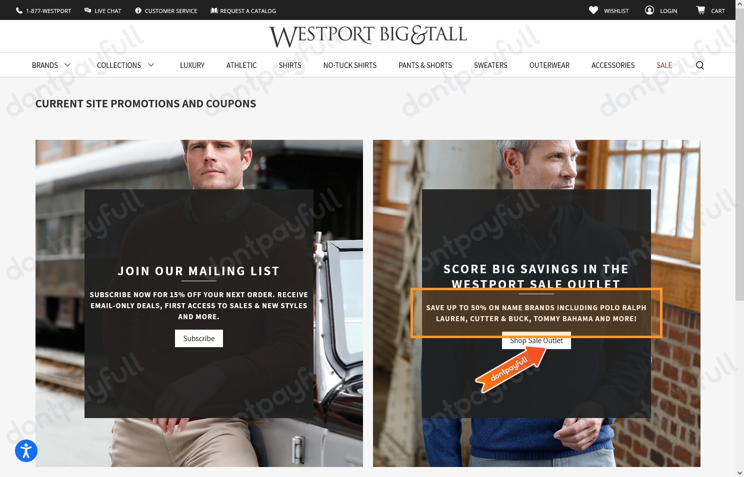 65 Off Westport Big and Tall COUPON (27 Active) June 2023