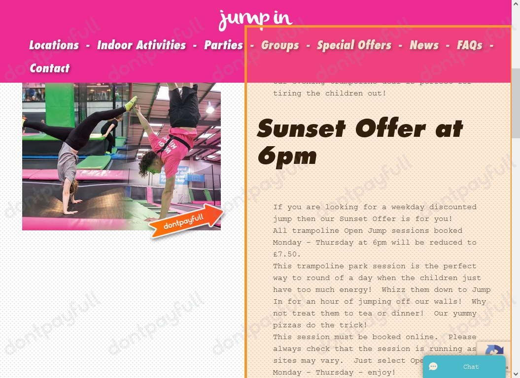 20 Off Go Jump In Coupon, Promo Code Nov 2022