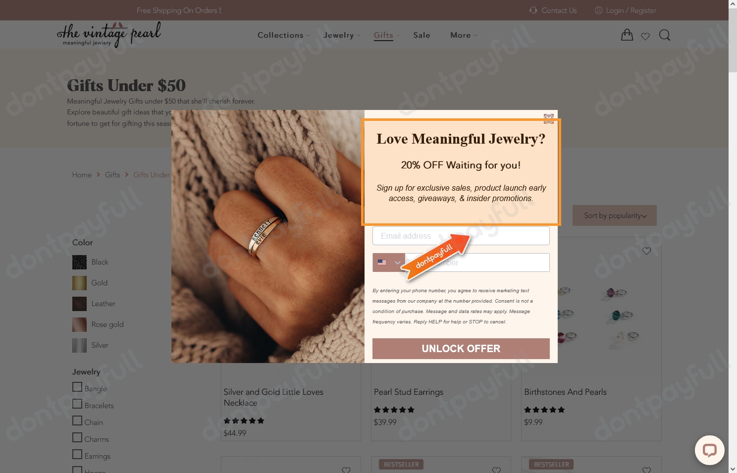 65 Off The Vintage Pearl COUPON (25 ACTIVE) May 2024