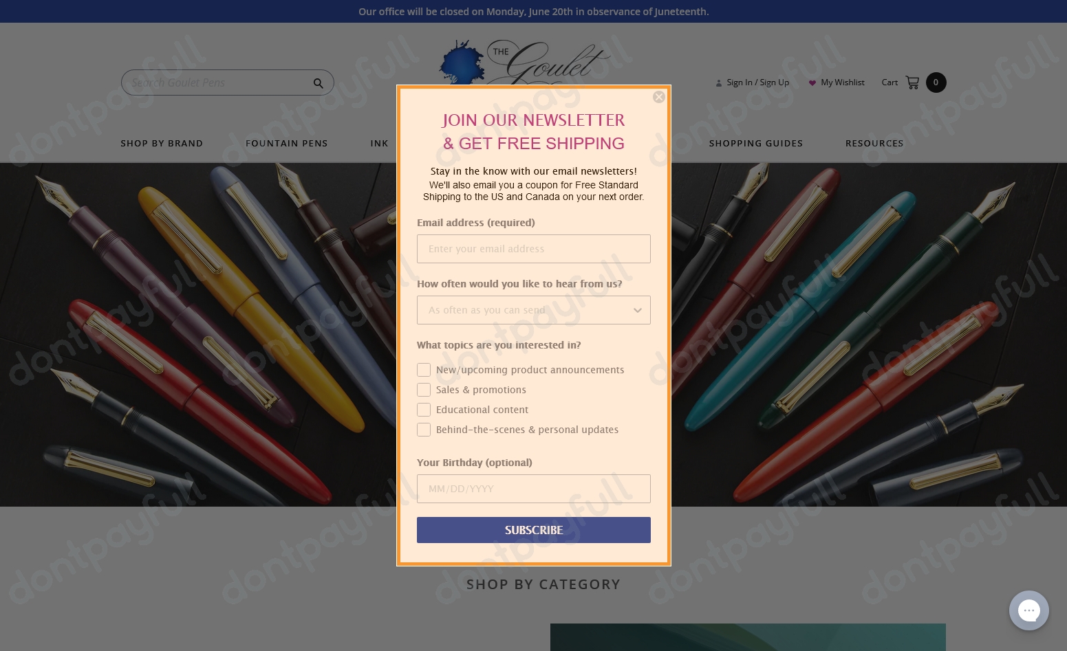 50 Off The Goulet Pen Company Discount Code June 2024