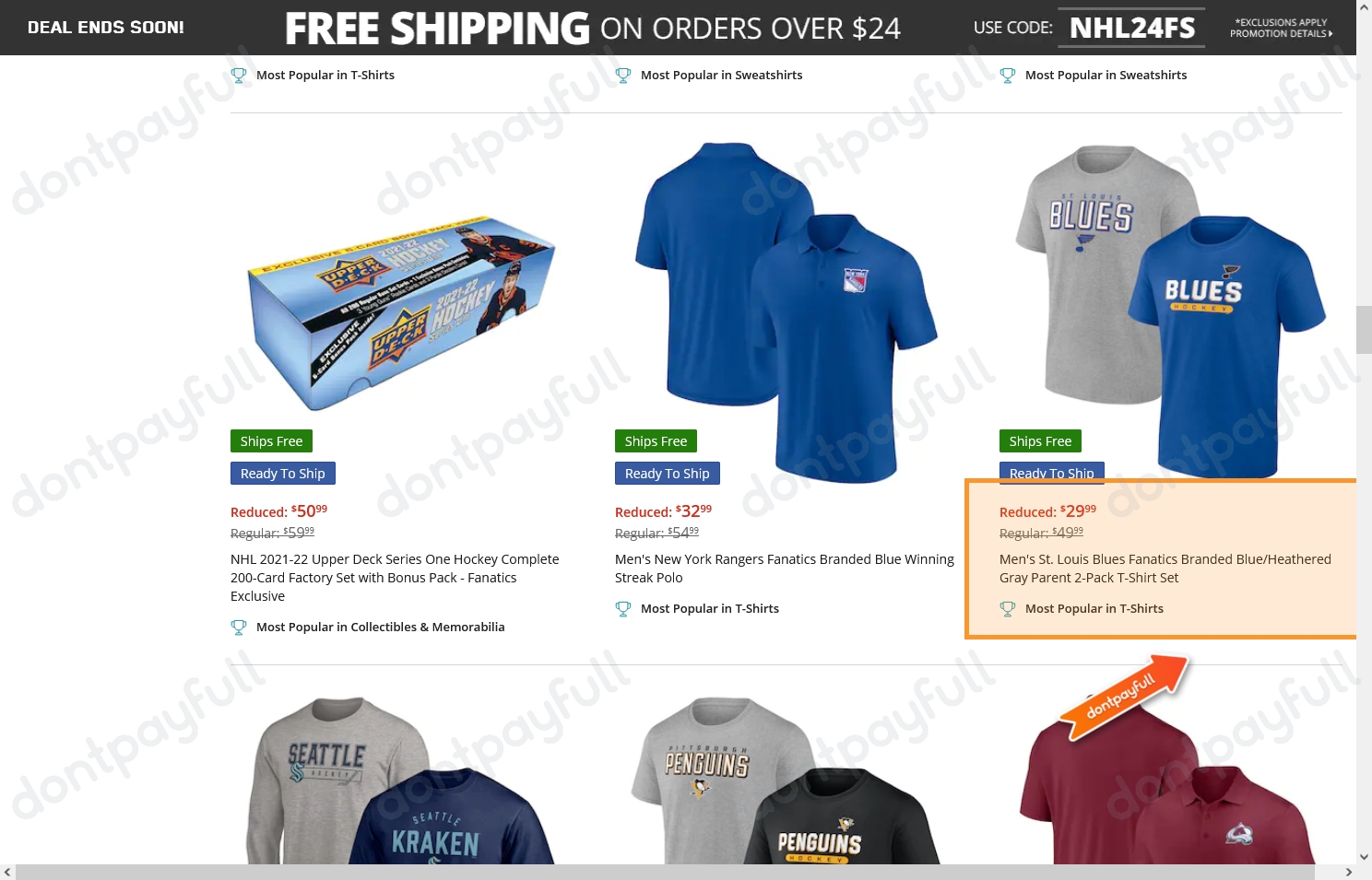 75% Off NHL Shop Promo Codes & Coupon Codes - Sep 2022