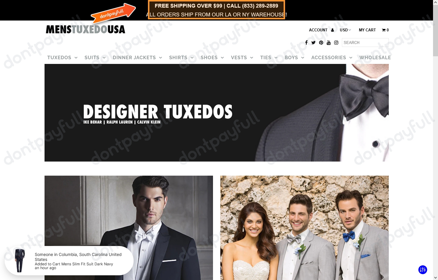 35 Off Mens Tuxedo USA DISCOUNT CODE ⇨ June 2024