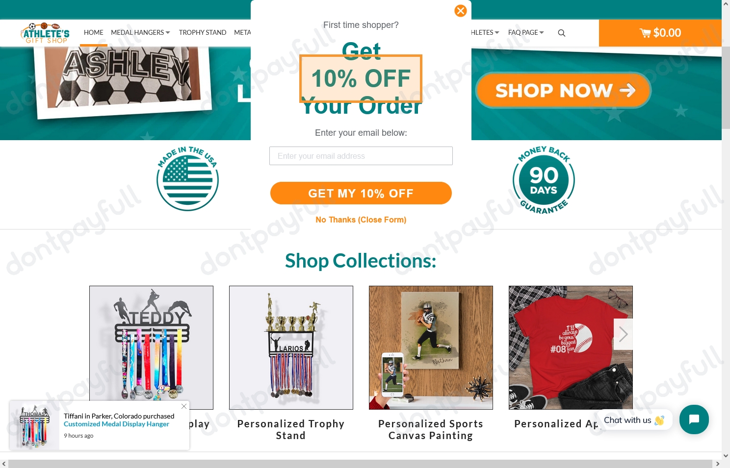 50 Off Athlete's Gift Shop COUPON CODE July 2024