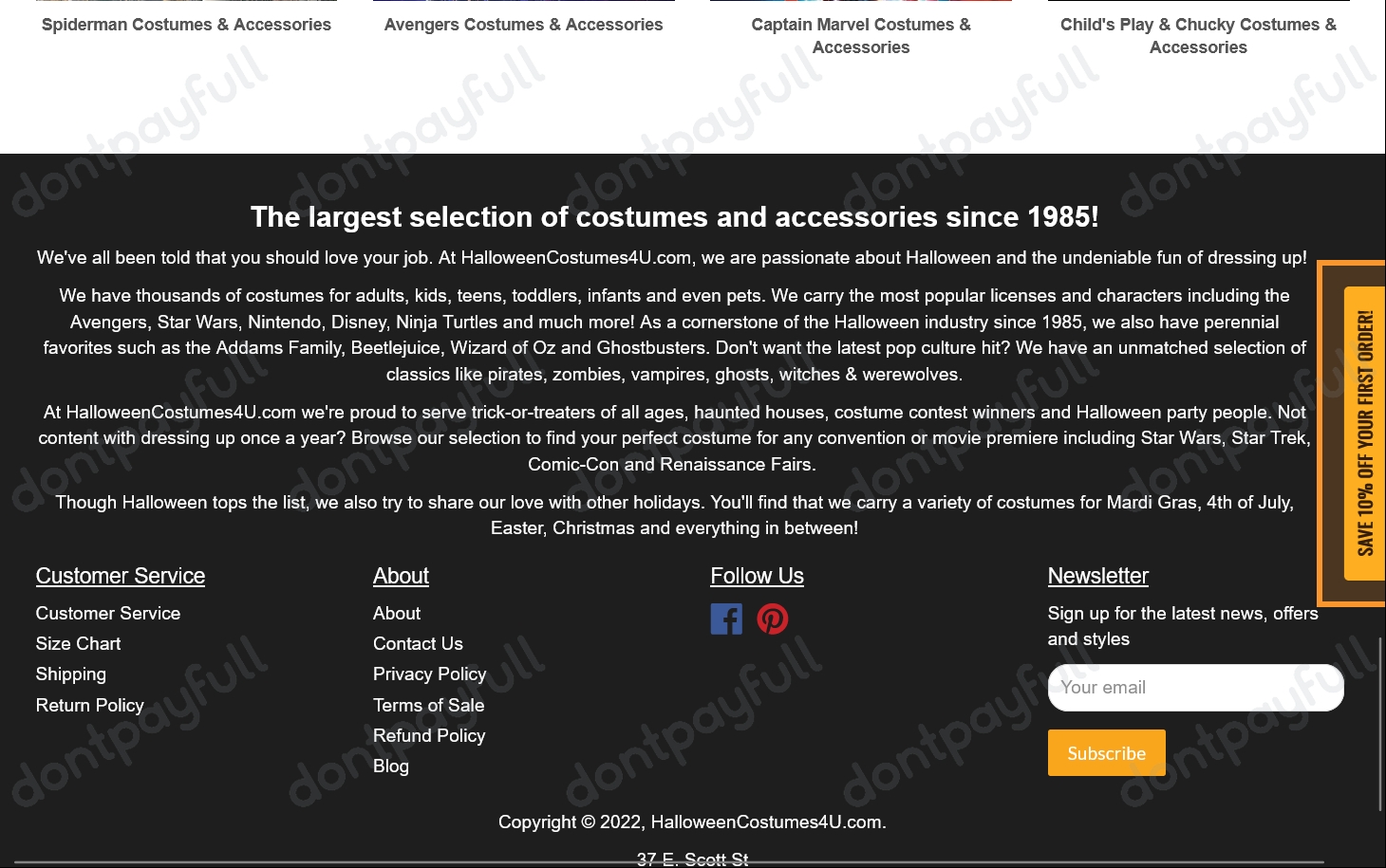 50 Off Halloween Costumes 4 U COUPON ⇨ July 2024