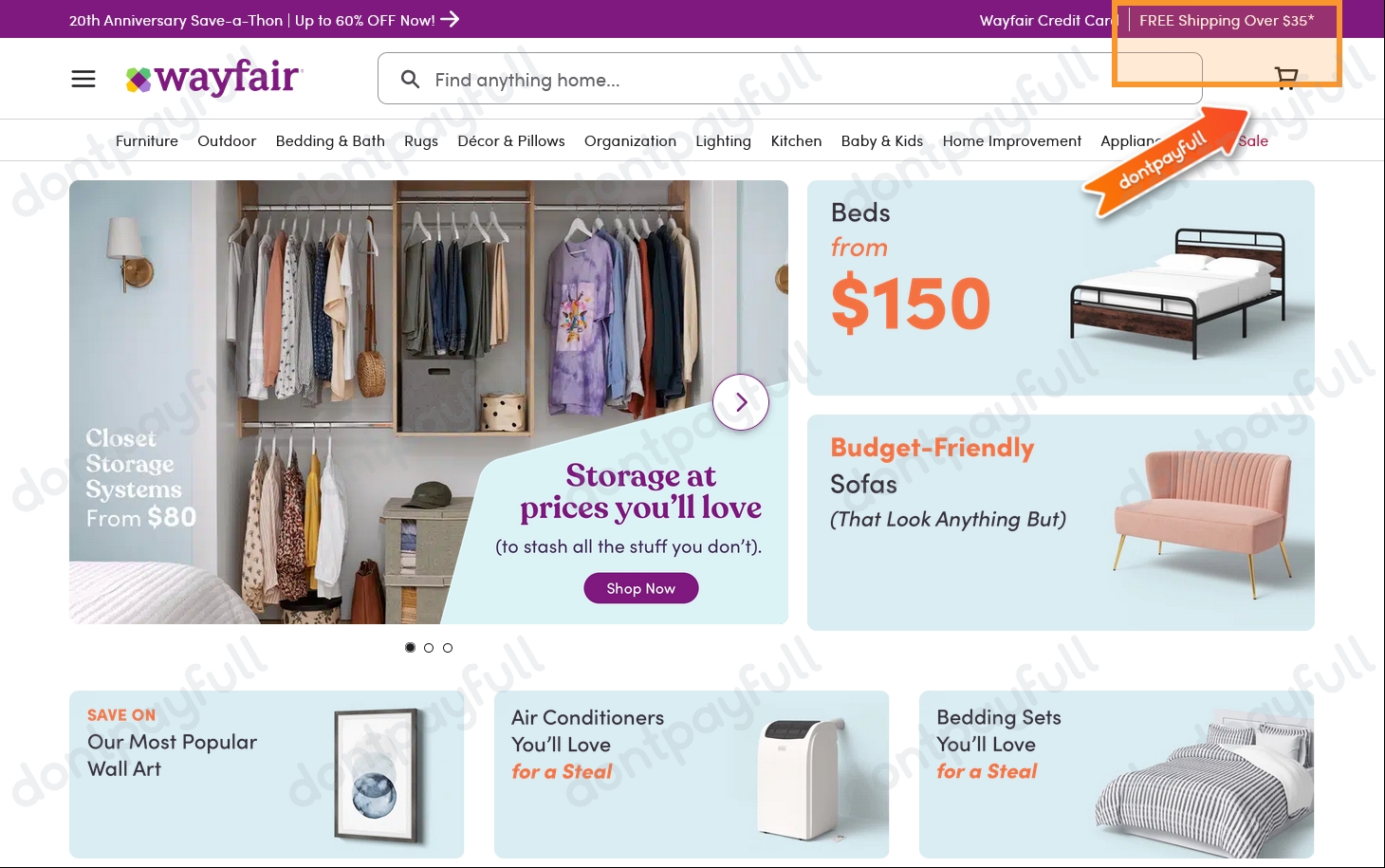 95% Off Wayfair Coupon, Promo Codes - July 2024
