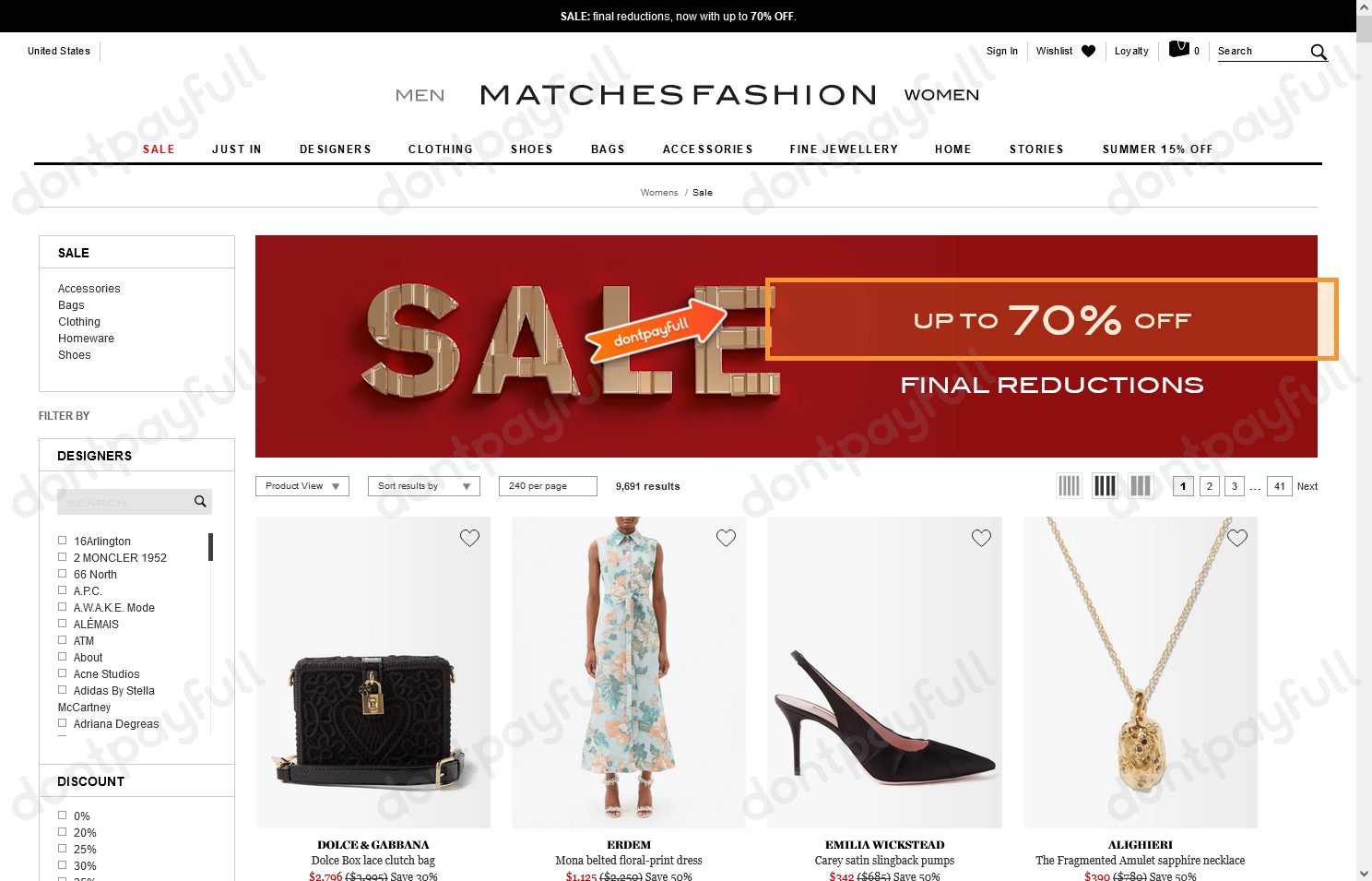70 Off Matches Fashion Coupon, Promo Code Aug 2022