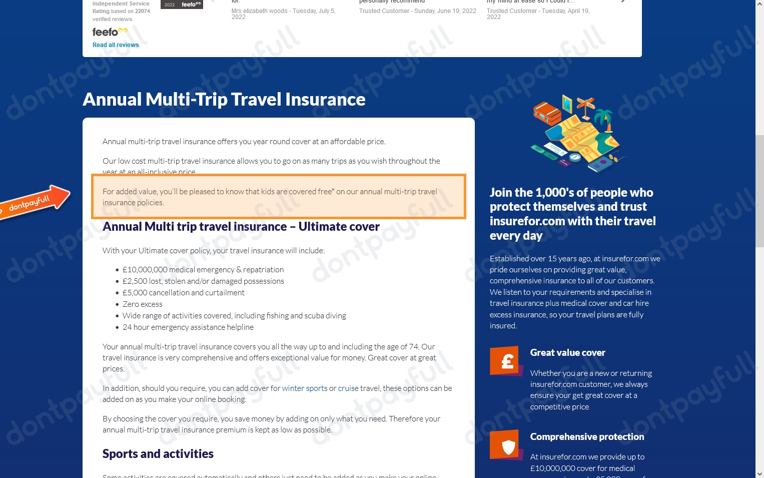 insurefor travel insurance discount code