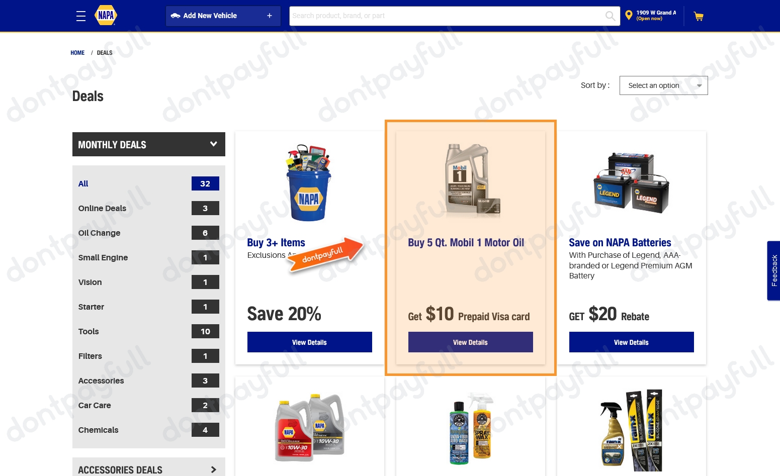 NAPA Auto Parts Coupons (55% Discount) - Nov 2022
