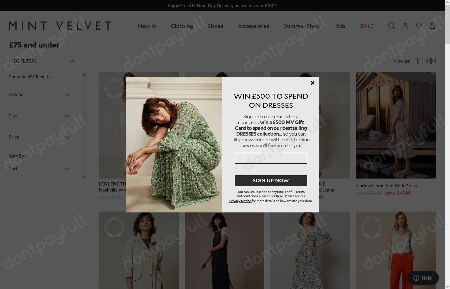 MV Gift Card – Mint Velvet