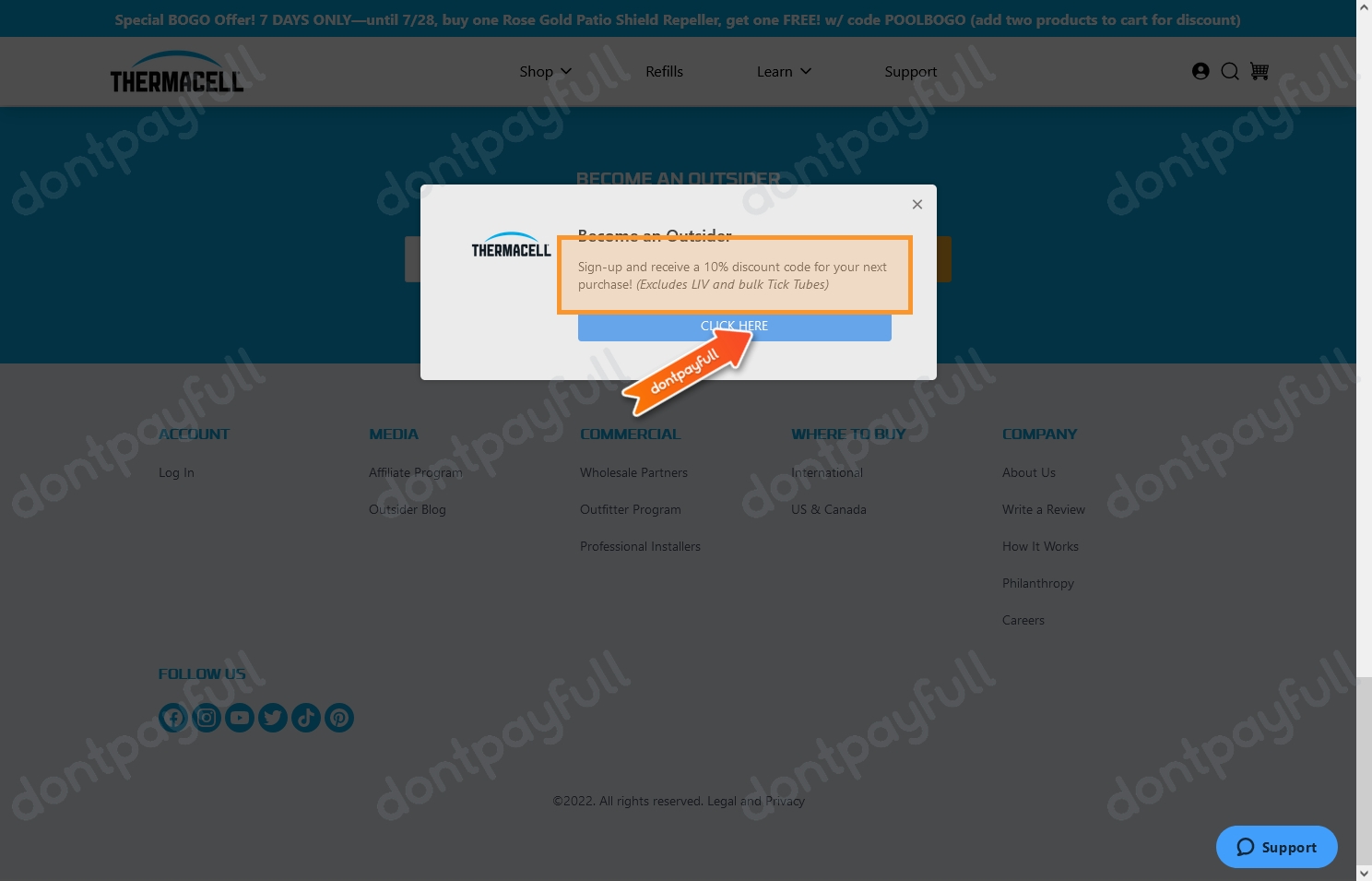 99 Off Thermacell Discount Code, Coupon Codes, Jul 2024