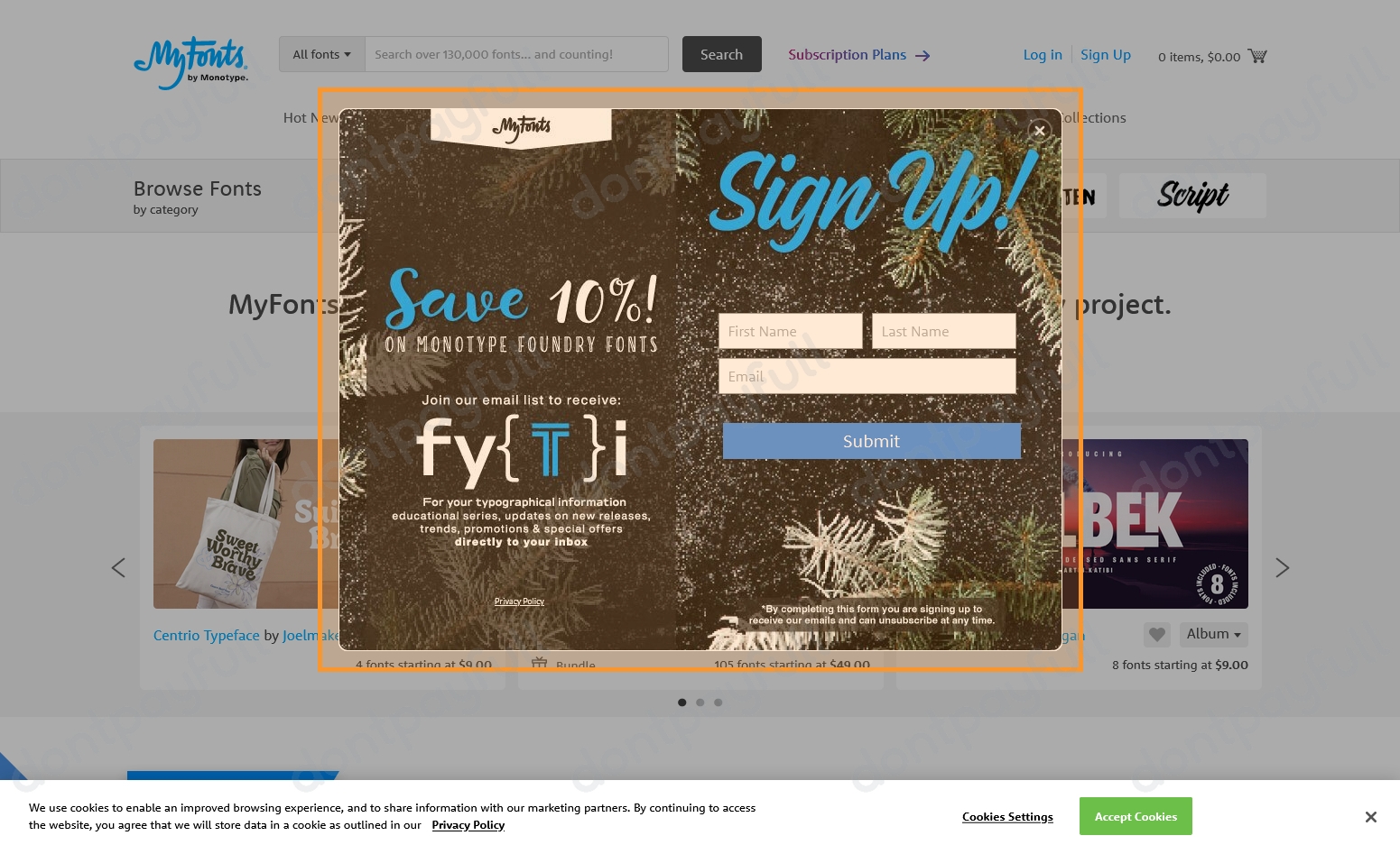 90 Off MyFonts Coupons & Promo Codes January 2023