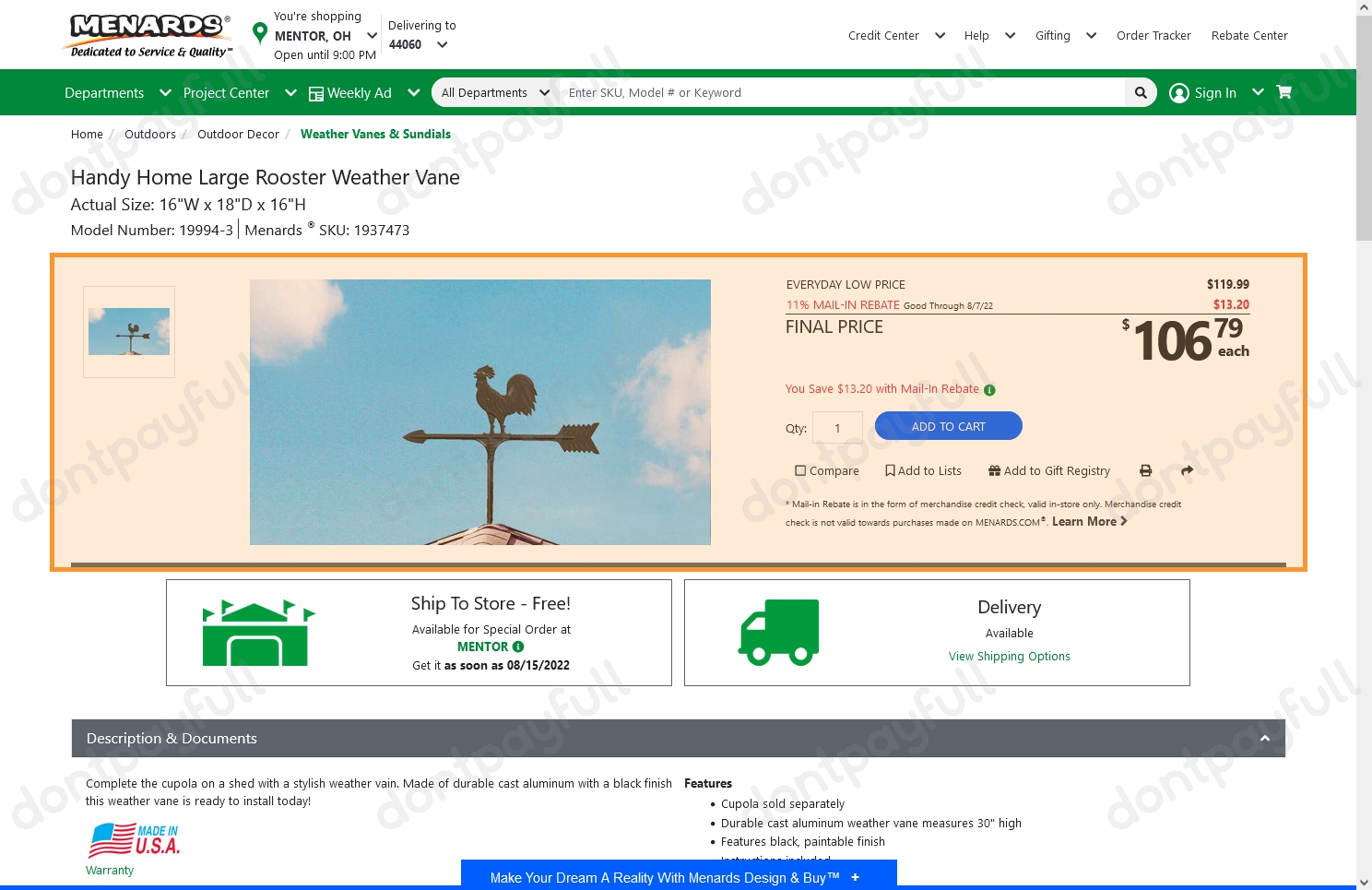 90% Off Menards Coupons & Promo Codes - November 2022