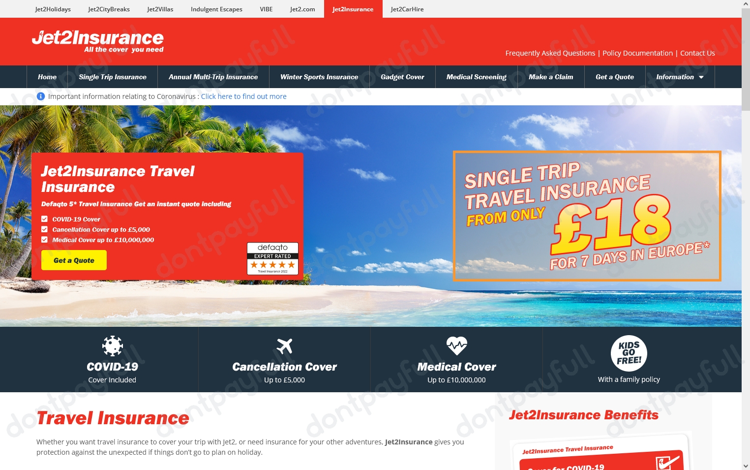Jet2 Insurance 20% Off Jet2 Insurance Discount Codes - November 2024