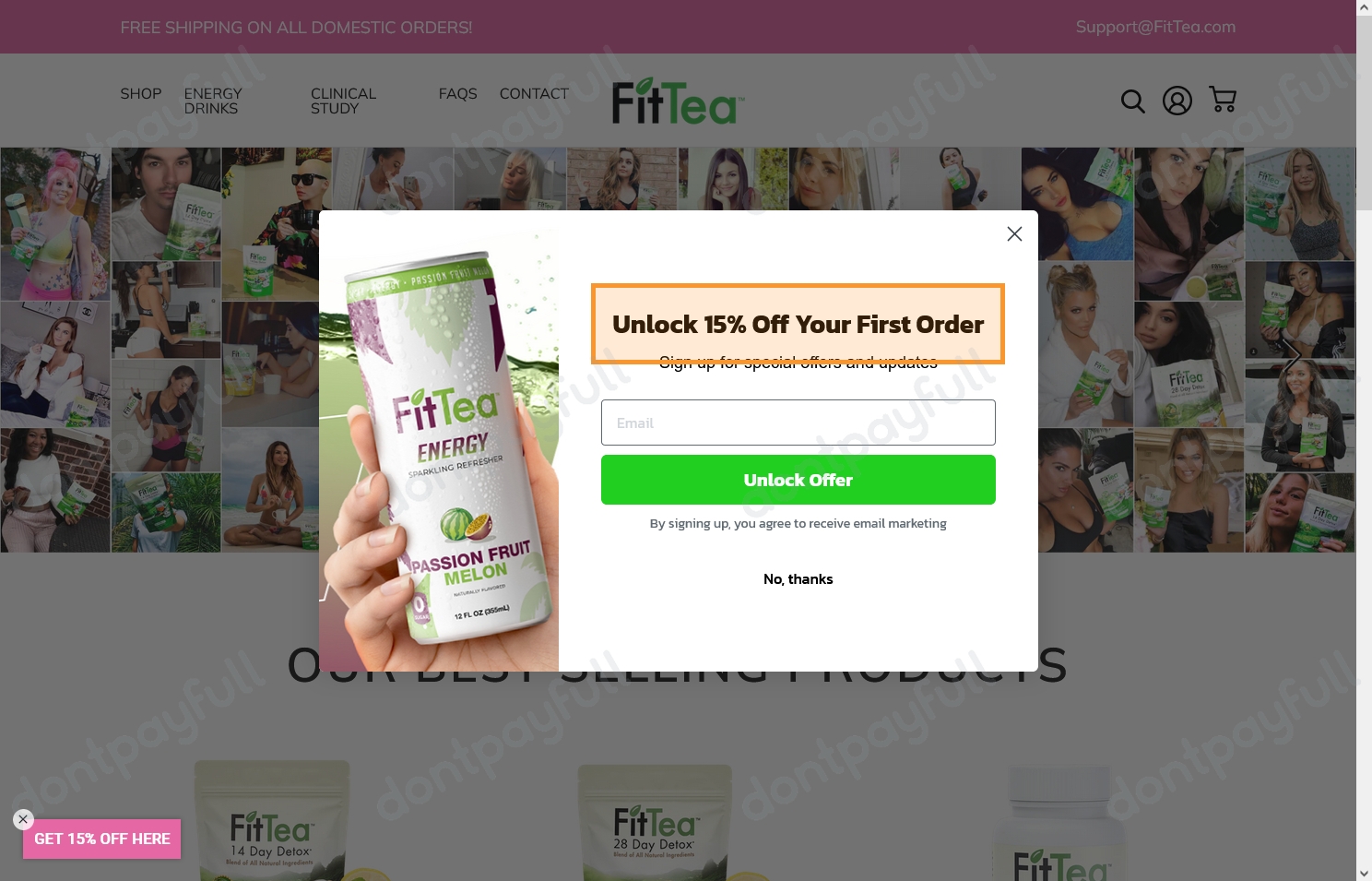 30 Off Fit Tea COUPON ⇨ (19 ACTIVE) July 2024