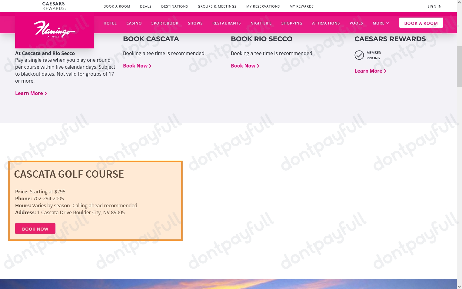 35% Off Flamingo Las Vegas PROMO CODES - August 2024