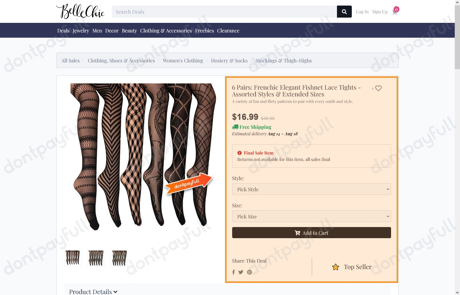 75% Off Belle Chic Coupon, Promo Code - Oct 2022