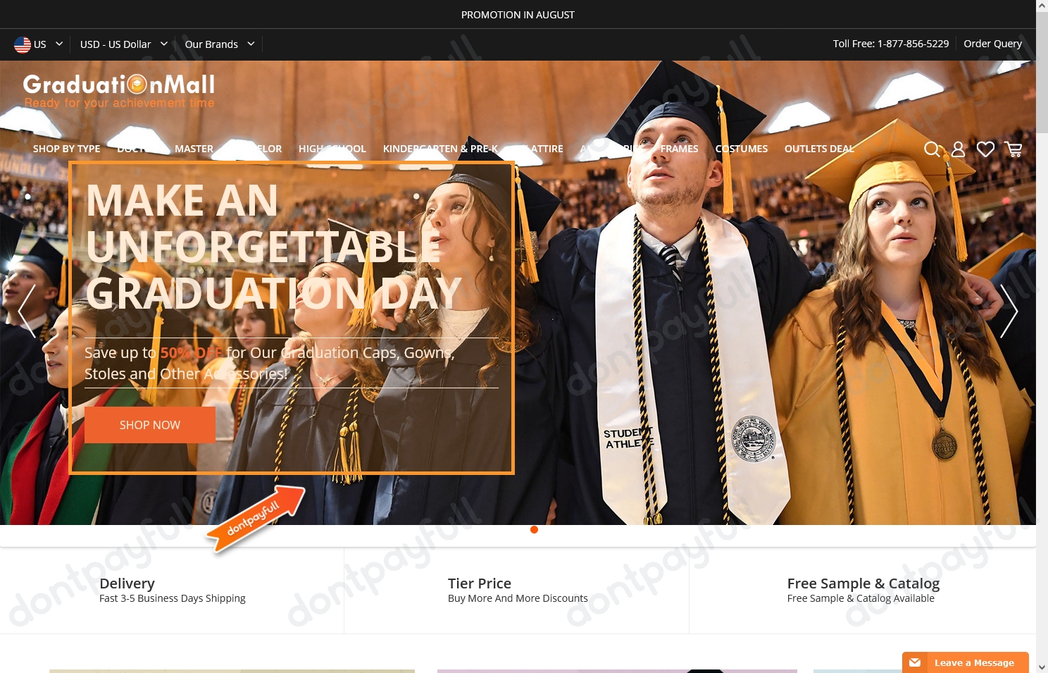 95% Off Graduation Mall Coupon, Promo Code - Oct 2022