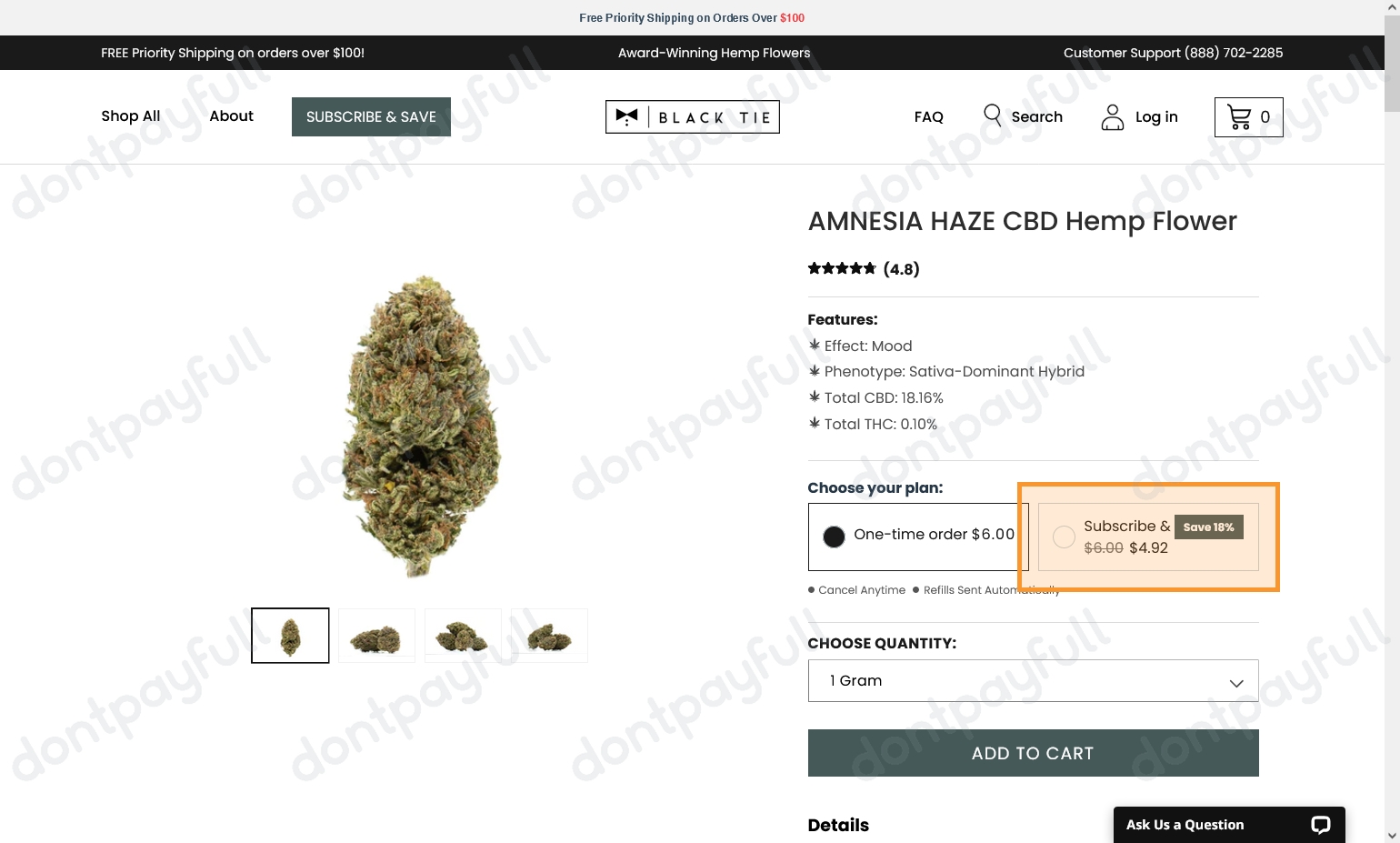 25% Off Black Tie CBD Coupon, Promo Code - Oct 2022