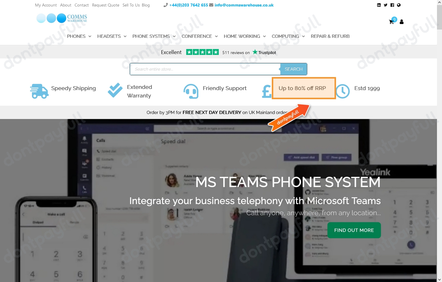 80 Off Comms Warehouse Discount Code, January 2024