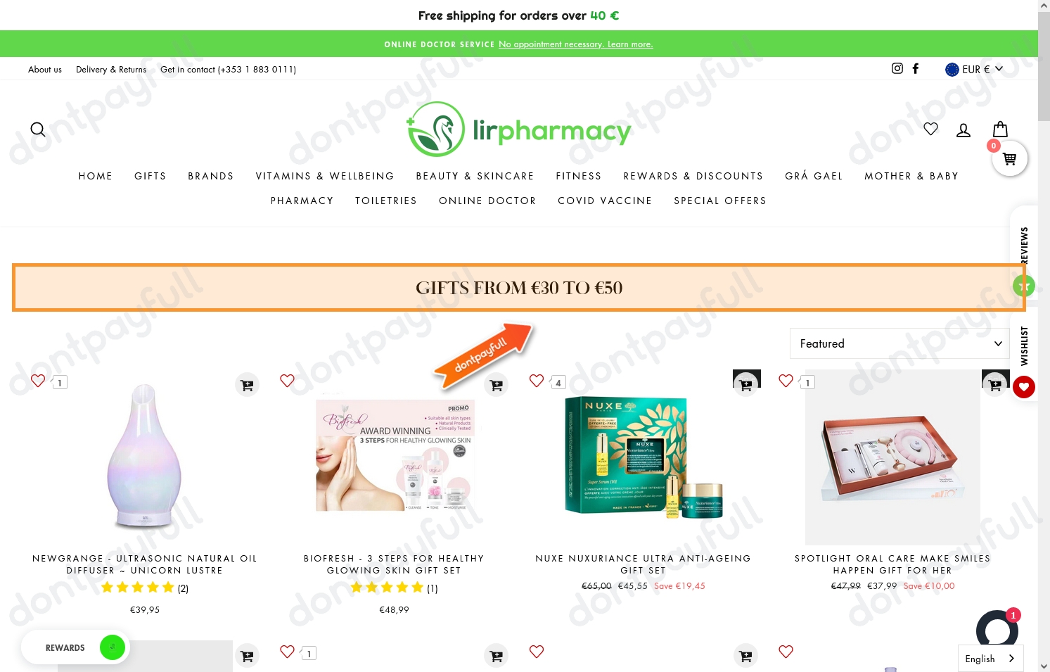 25 Off Lir Pharmacy DISCOUNT CODES September 2024