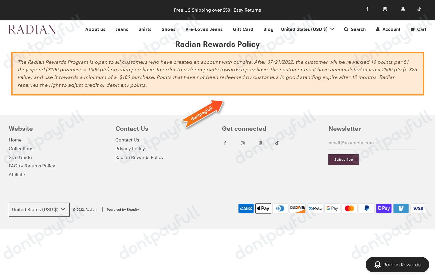 40 Off Radian Jeans DISCOUNT CODE ⇨ August 2024
