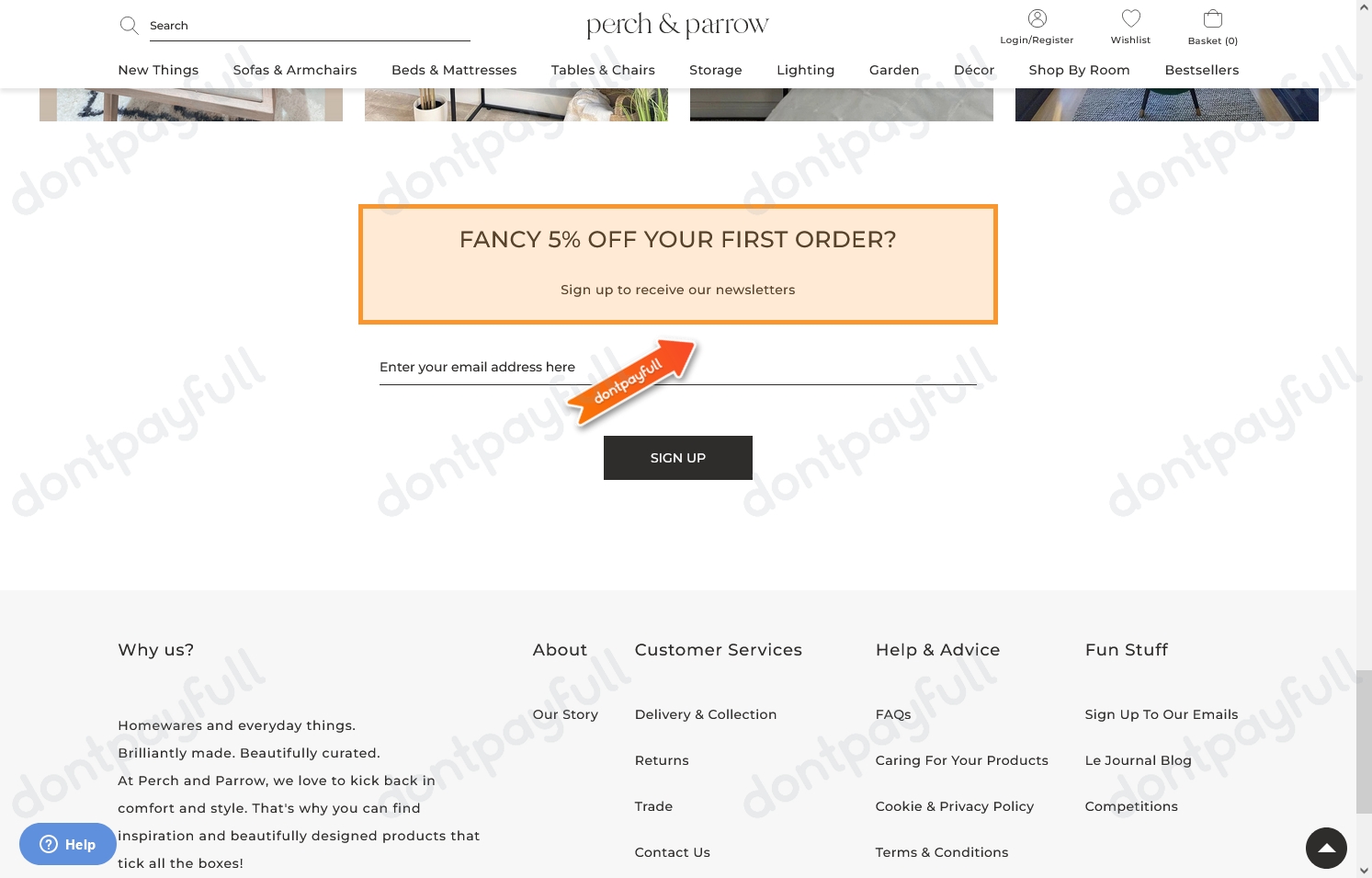 55 Off Perch and Parrow DISCOUNT CODES, August 2024