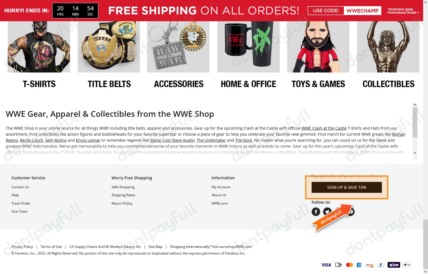 68 Off WWE Shop COUPON ⇨ (41 ACTIVE) March 2024