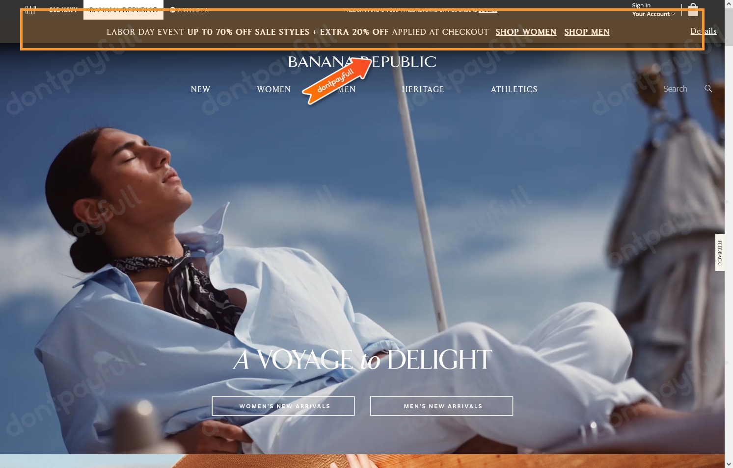 83 Off Banana Republic Promo Code, Coupons Feb 2025