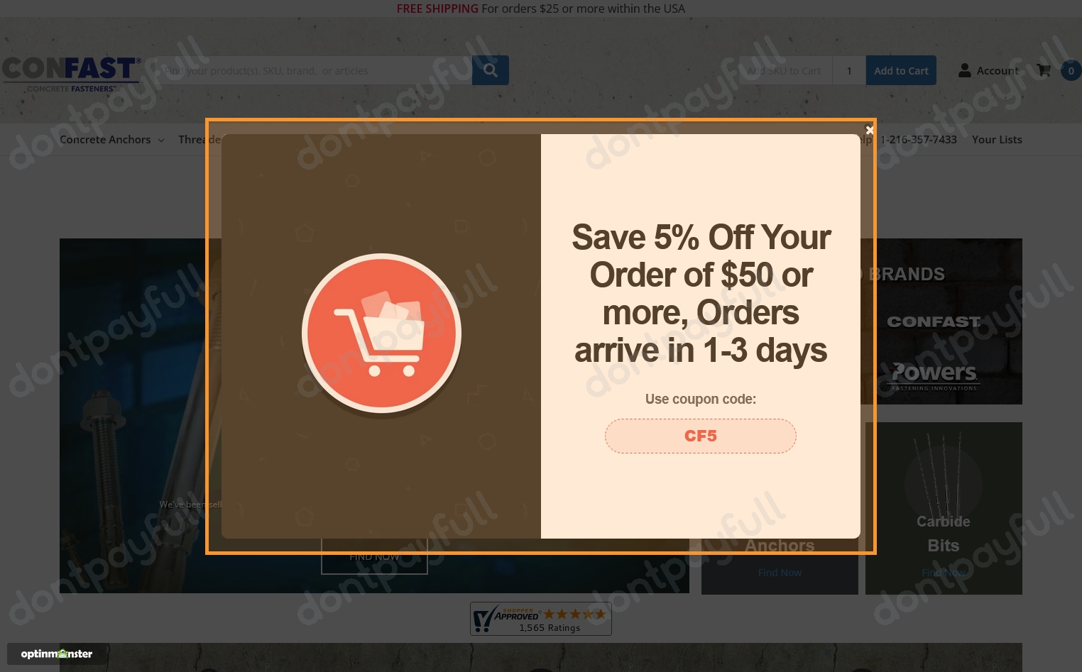 5 Off Concrete Fasteners PROMO CODE ⇨ August 2024