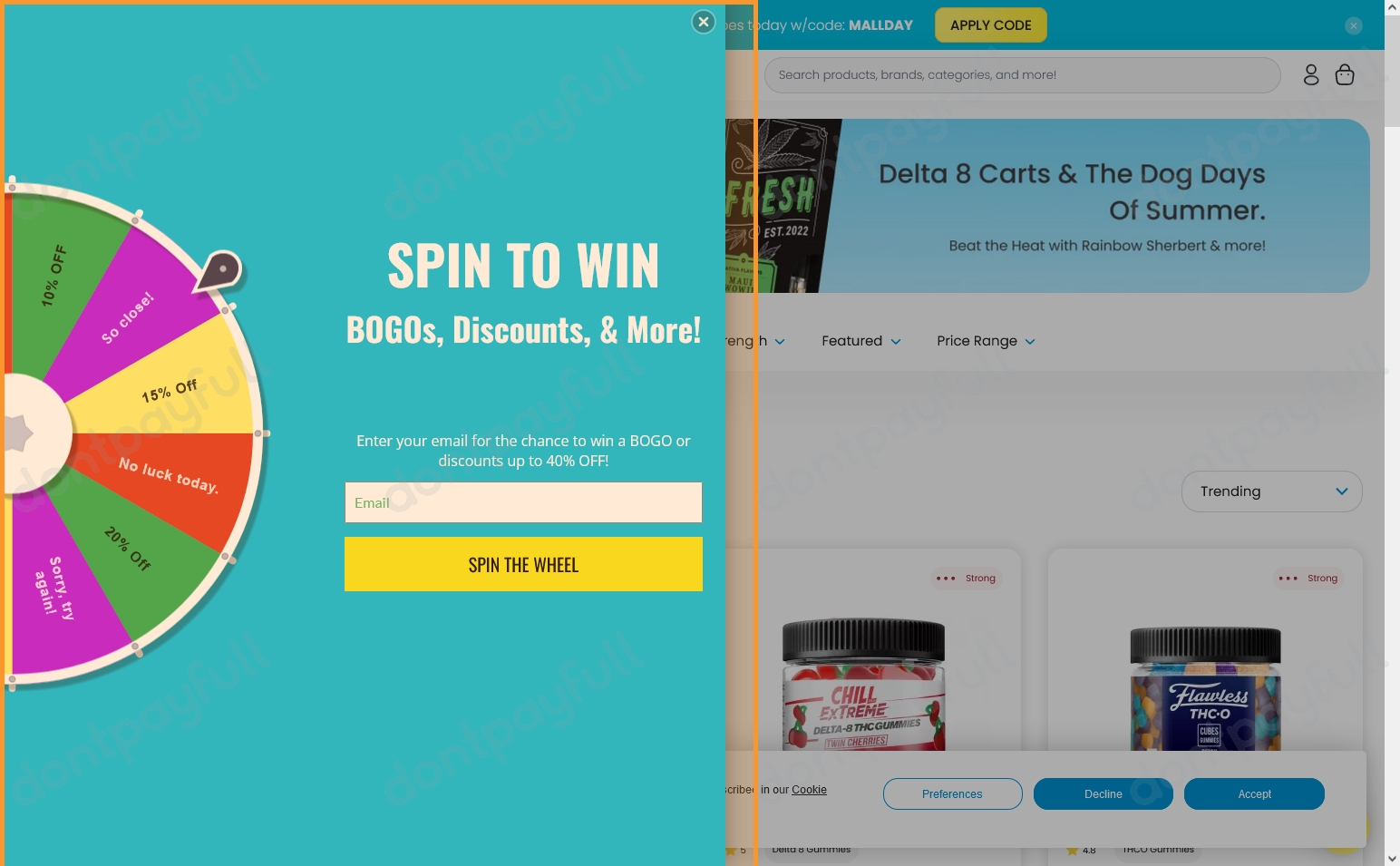 65% Off CBD MALL Coupon, Promo Code - Oct 2022