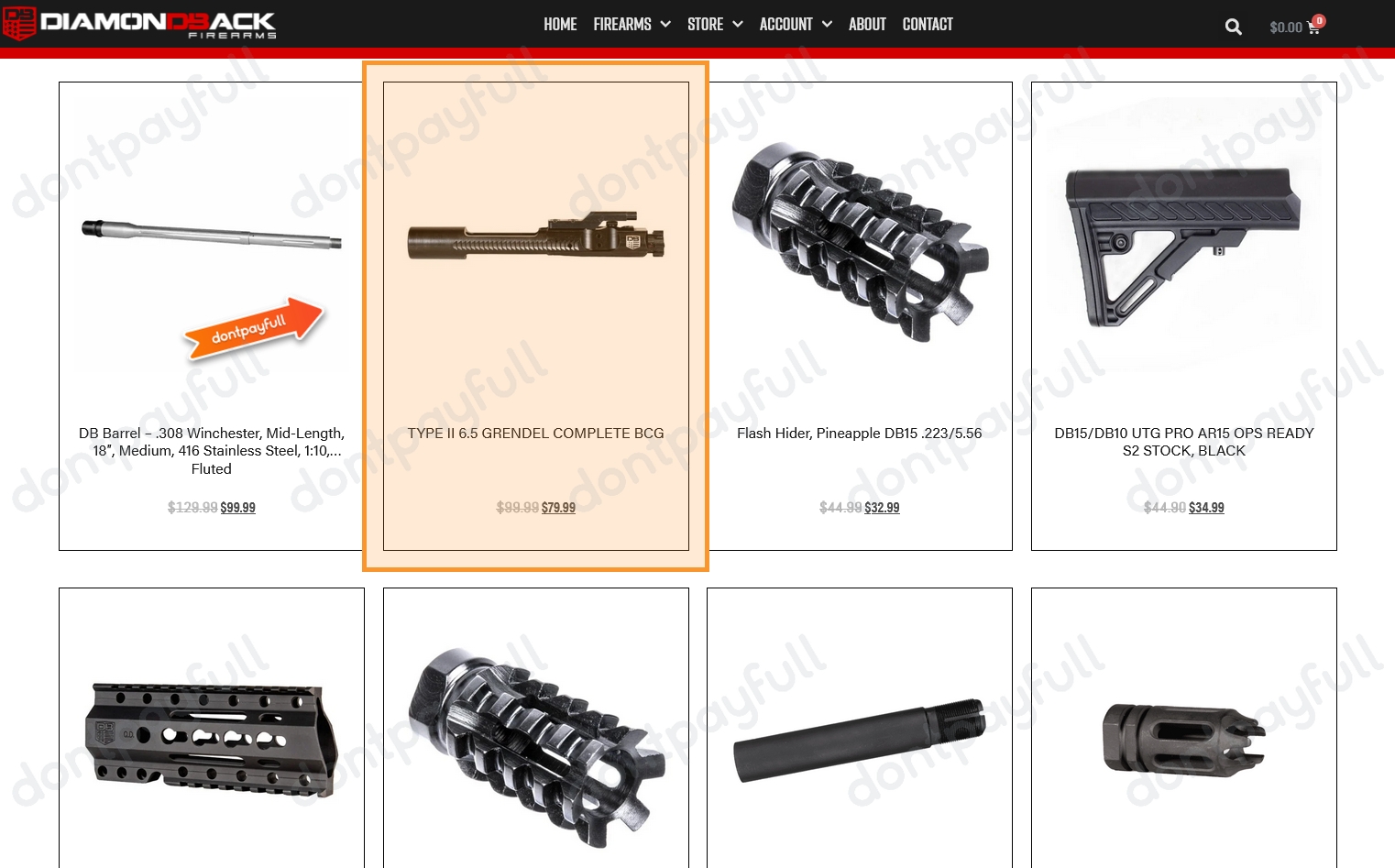 DIAMOND BACK FIREARMS Coupons (27% Discount) 2022