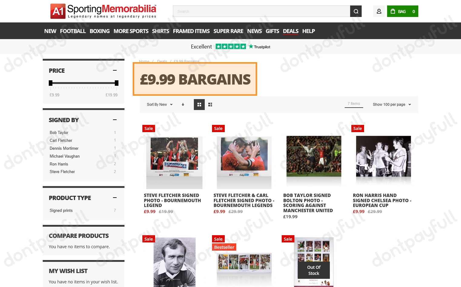 80 Off A1 Sporting Memorabilia Discount Code August 2024