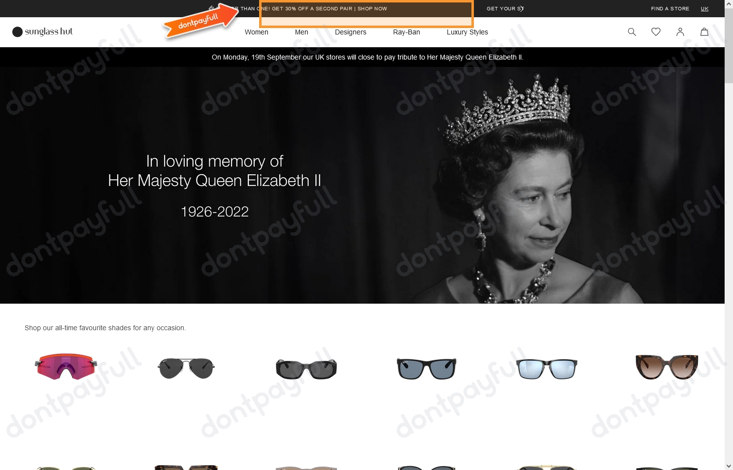 Sunglass Hut Discount Codes 50 OFF September 2024