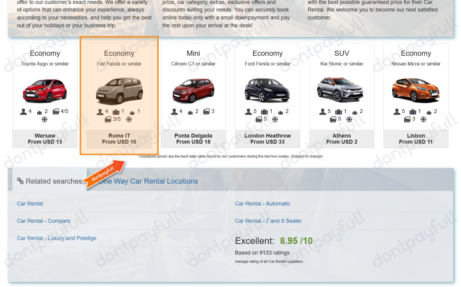 21 Economy Car Rentals Coupons, Promo Codes Mar 2024