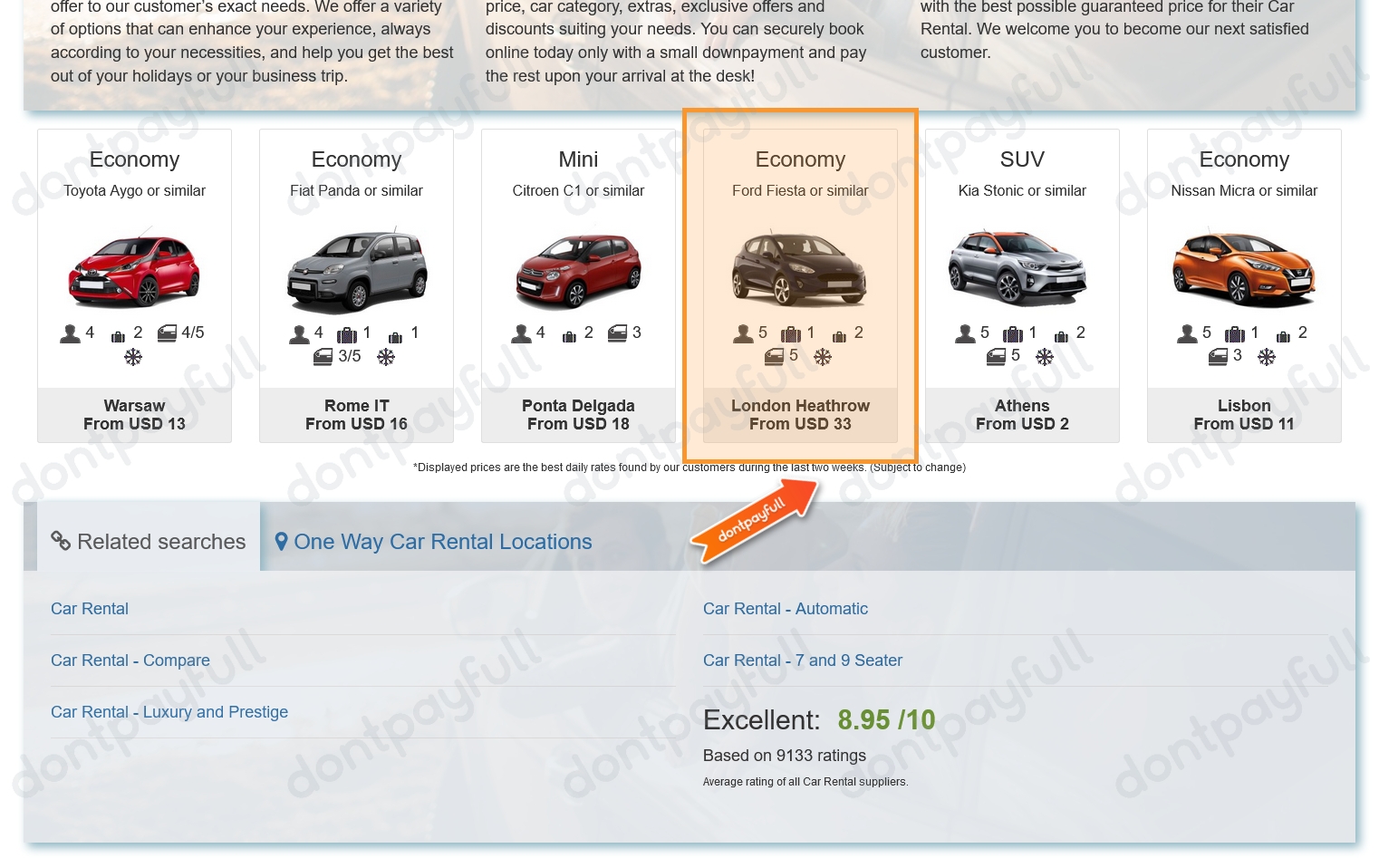 21 Economy Car Rentals Coupons, Promo Codes May 2024