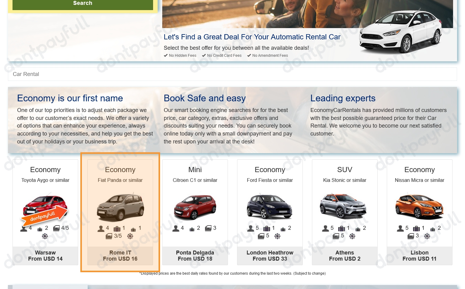 21 Economy Car Rentals Coupons, Promo Codes Sep 2024