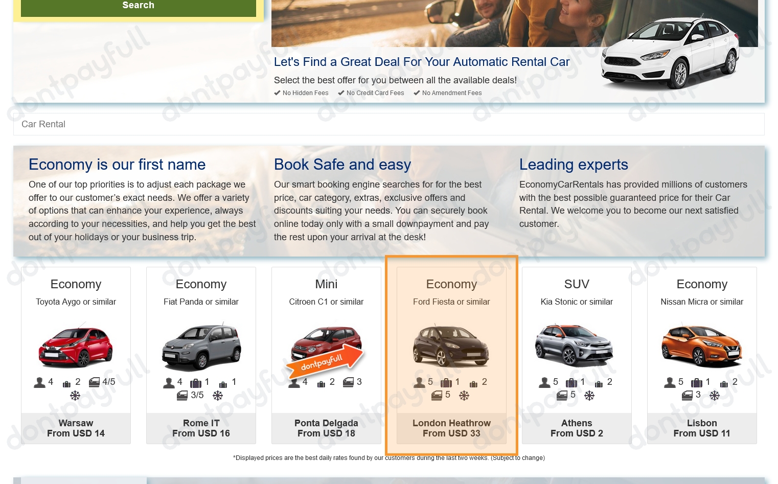 21 Economy Car Rentals Coupons, Promo Codes Mar 2025