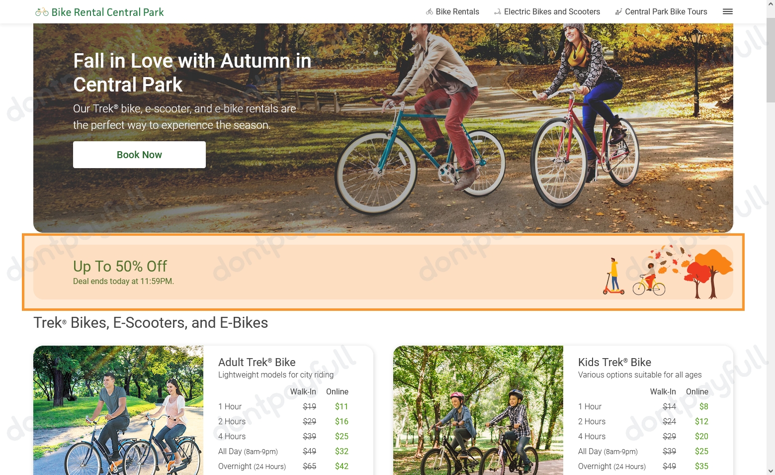Bike Rental Central Park Coupons: 50% Off Promo Code 2022