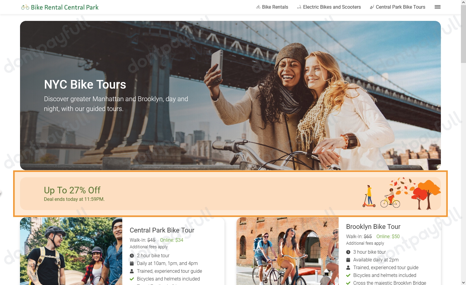 Bike Rental Central Park Coupons: 50% Off Promo Code 2022
