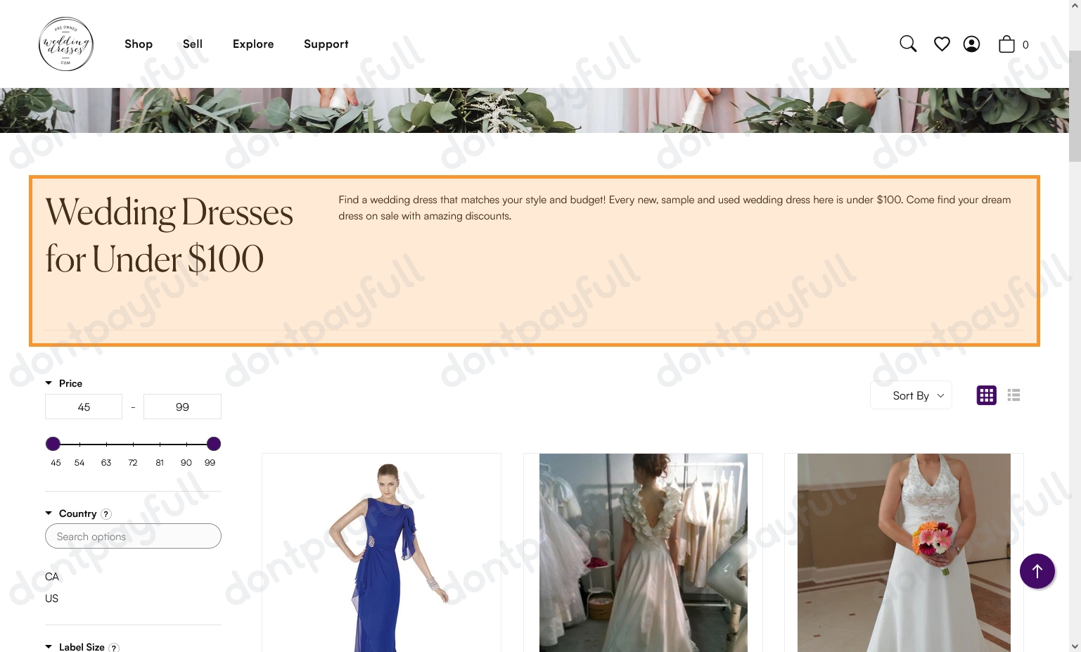 PreOwned Wedding Dresses Coupons (98% Discount) Nov 2022