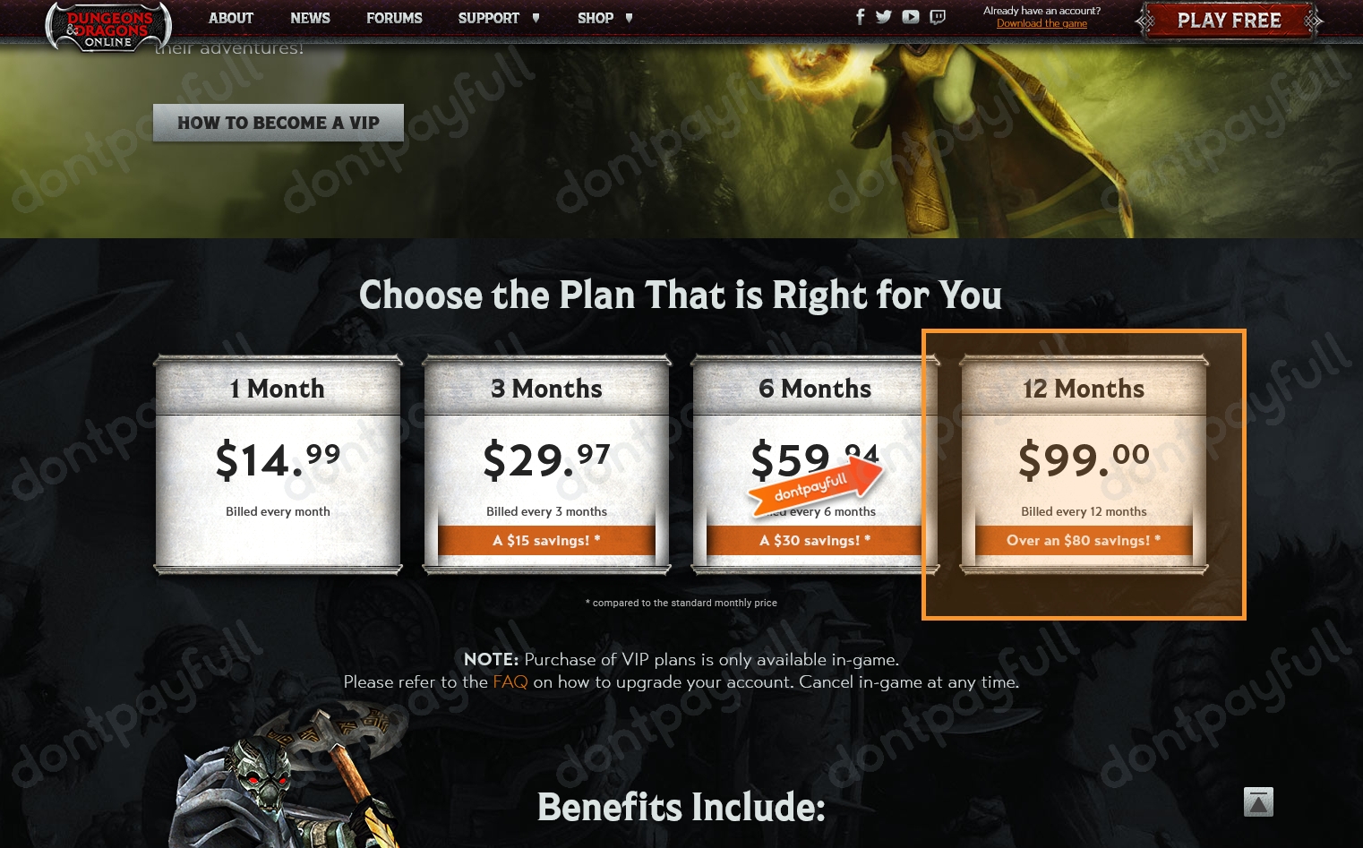 80 Off Dungeons & Dragons Online DDO Coupon