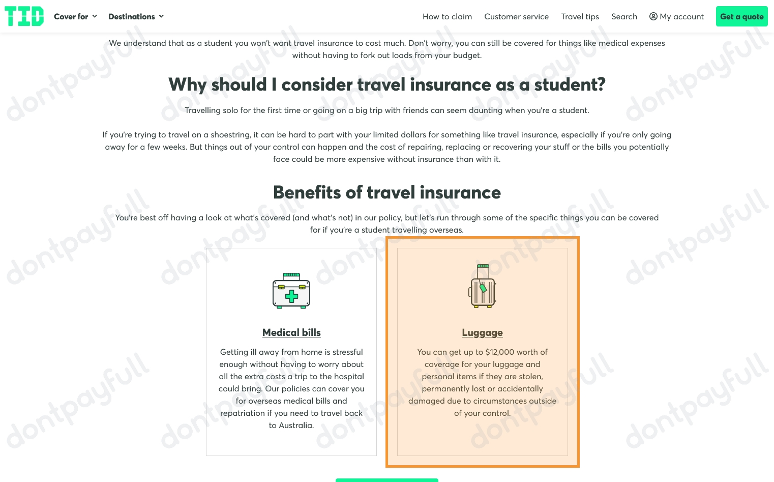 travel insurance promotion code